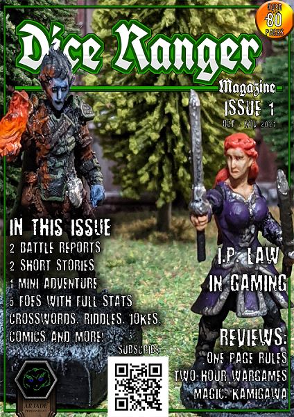 Cover of Dice Ranger Magazine, issue 1